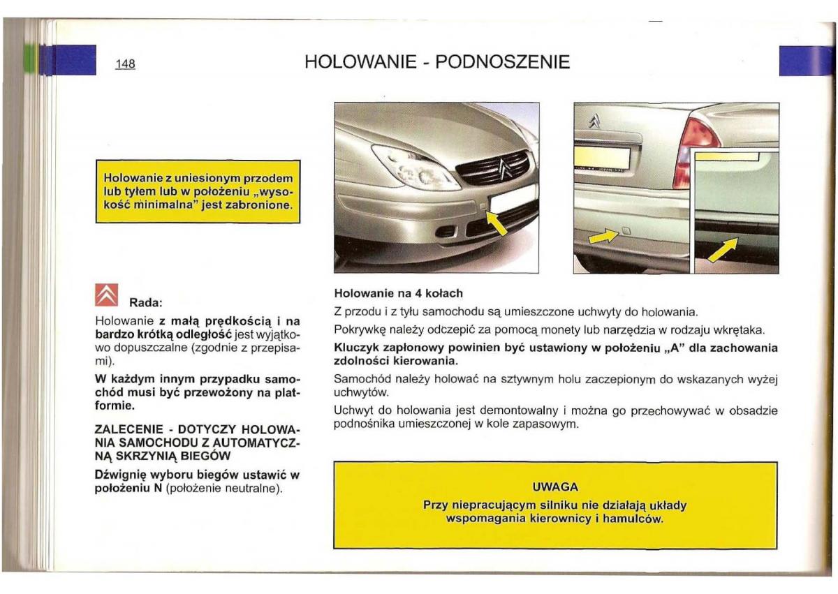 Citroen C5 I 1 instrukcja obslugi / page 145