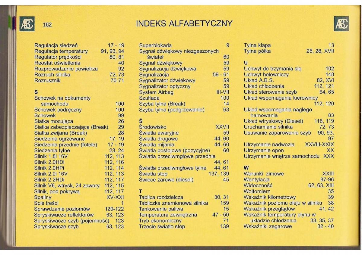 Citroen C5 I 1 instrukcja obslugi / page 159