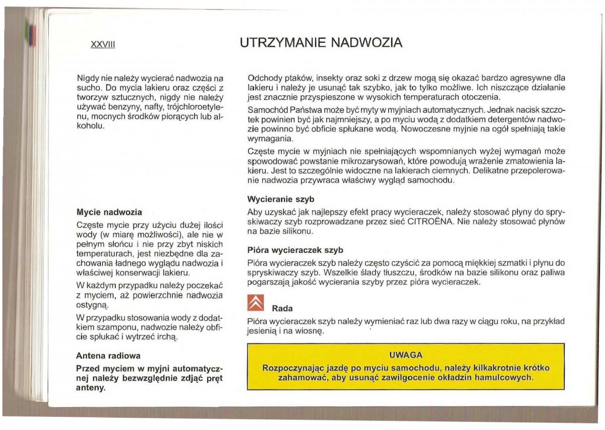 Citroen C5 I 1 instrukcja obslugi / page 187