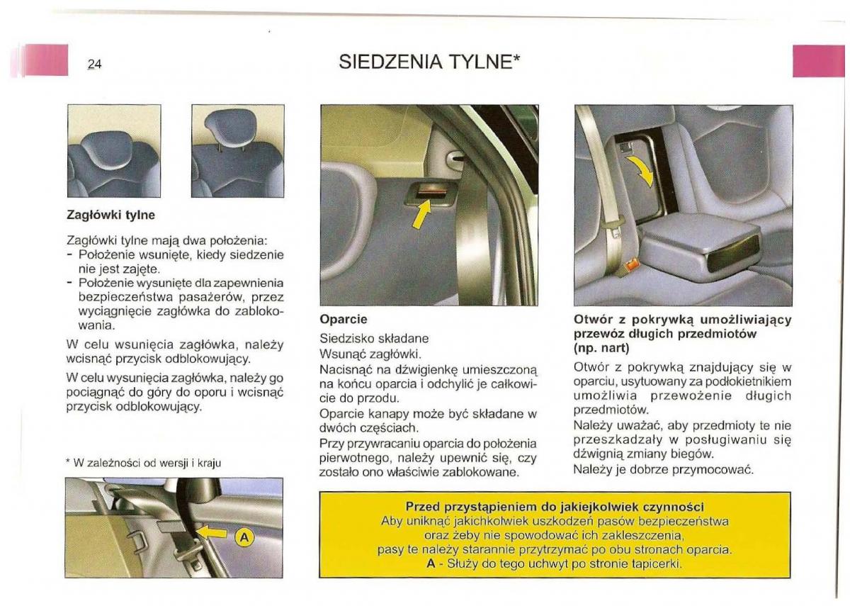 Citroen C5 I 1 instrukcja obslugi / page 22