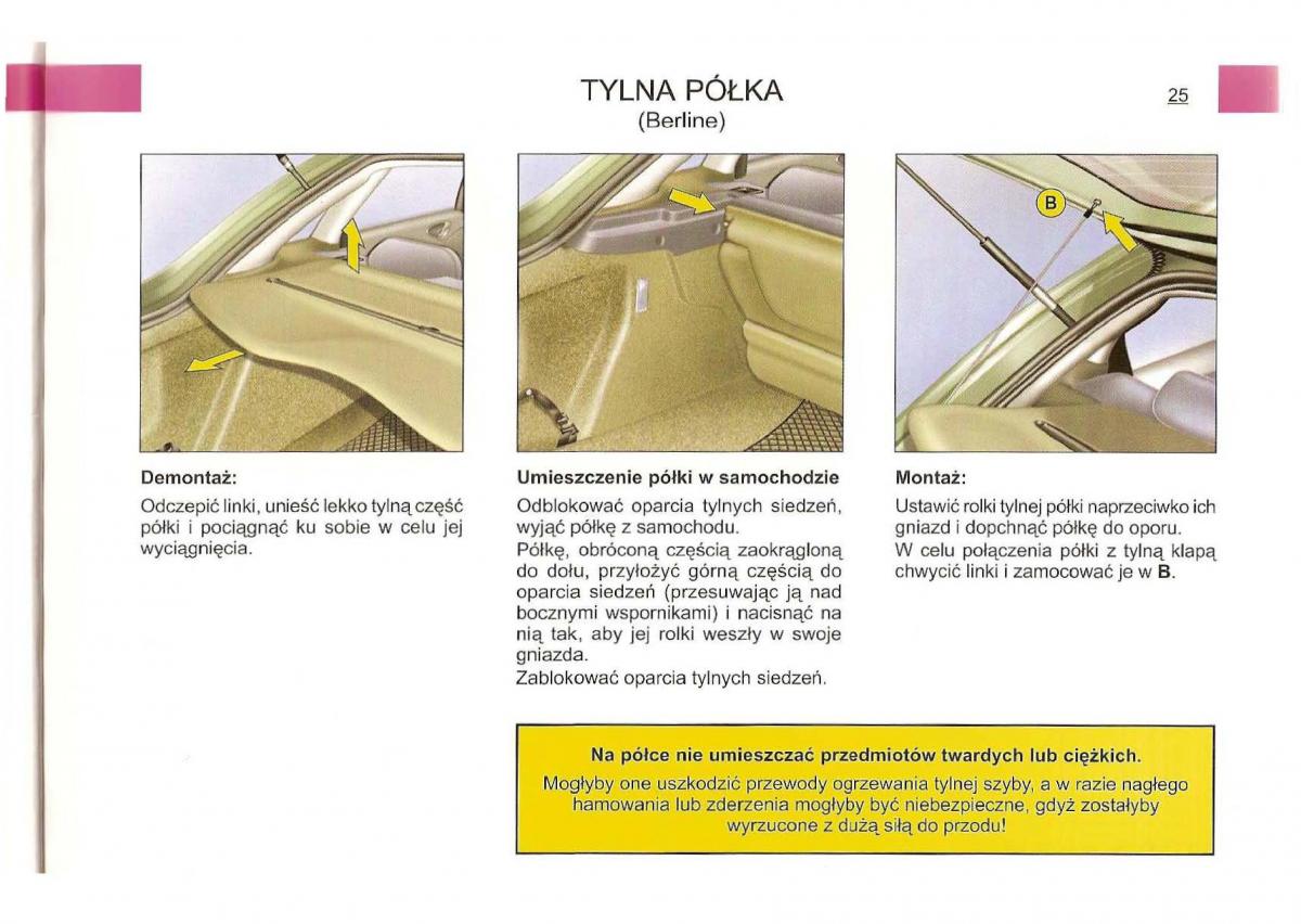 Citroen C5 I 1 instrukcja obslugi / page 23