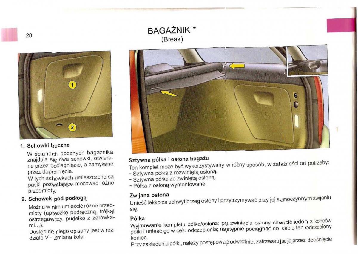 Citroen C5 I 1 instrukcja obslugi / page 28