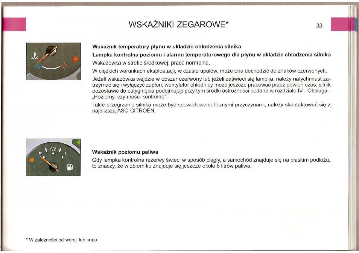 Citroen C5 I 1 instrukcja obslugi / page 35