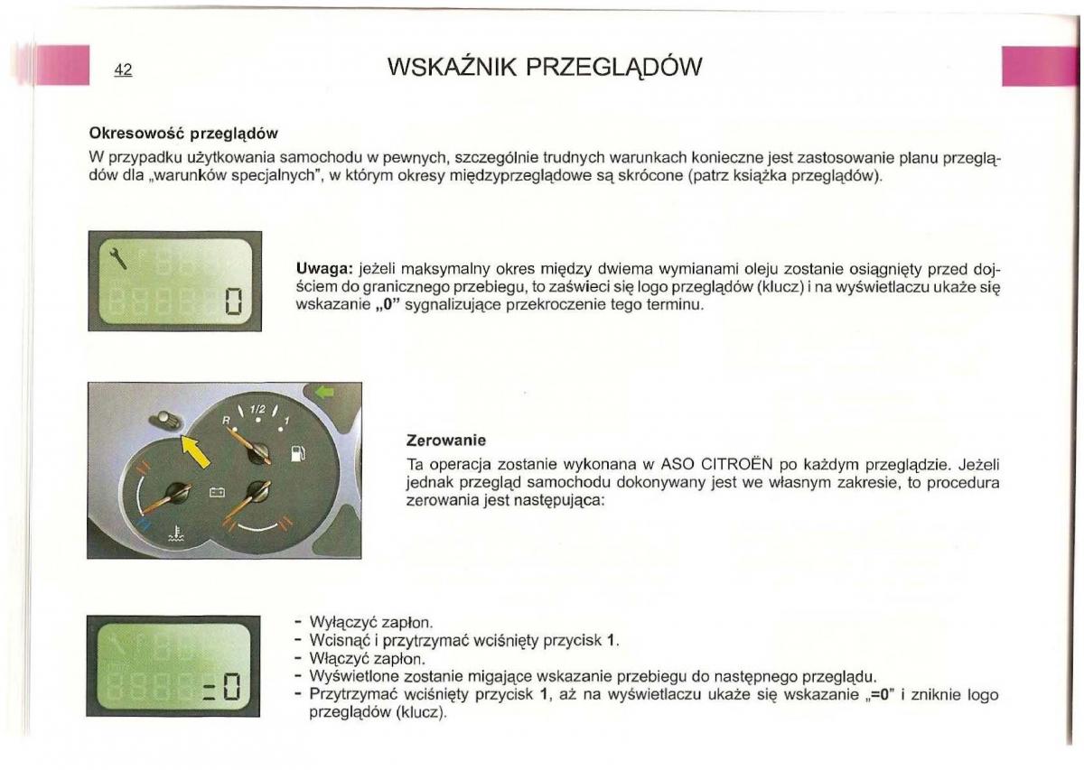 Citroen C5 I 1 instrukcja obslugi / page 43