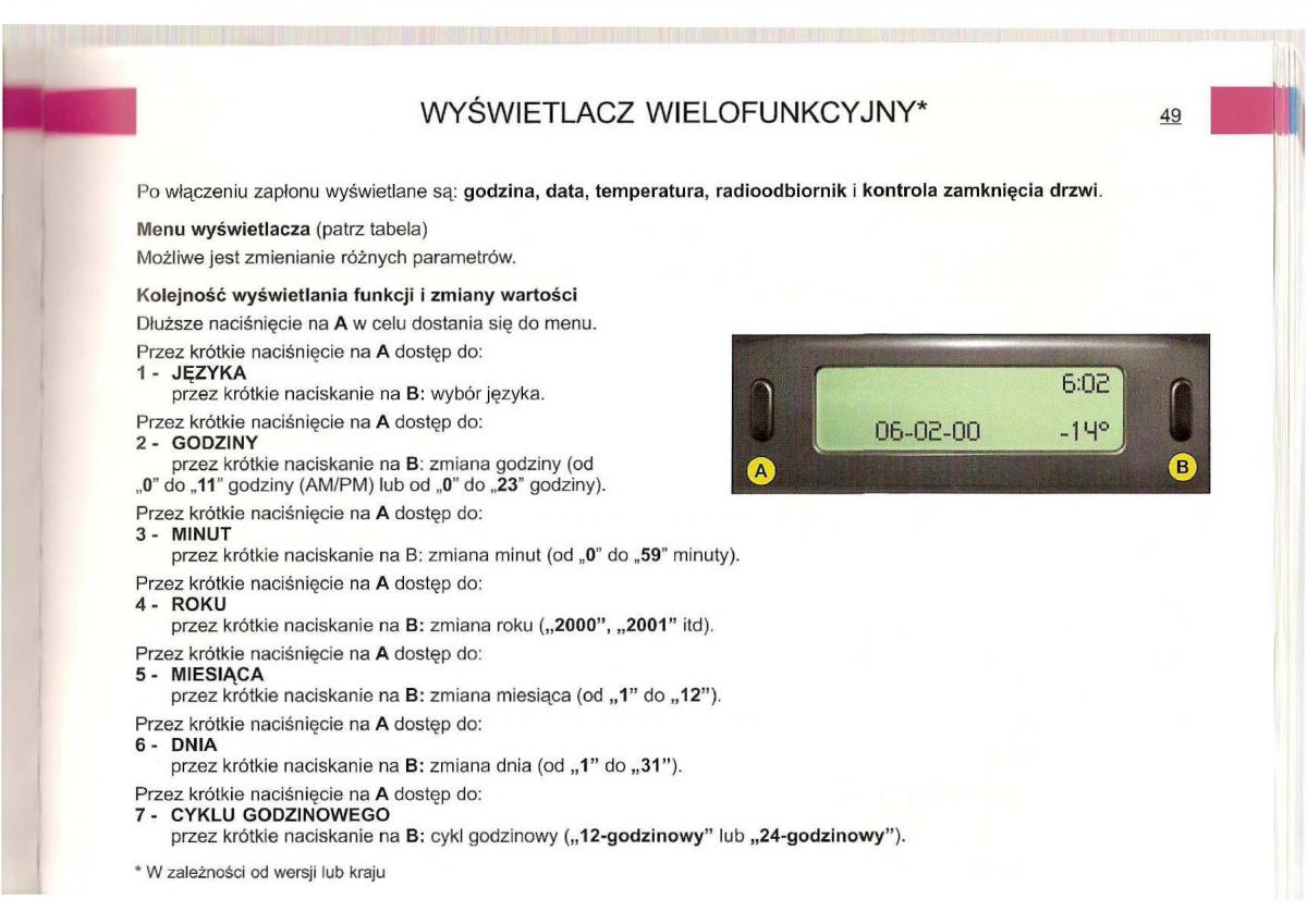 Citroen C5 I 1 instrukcja obslugi / page 47