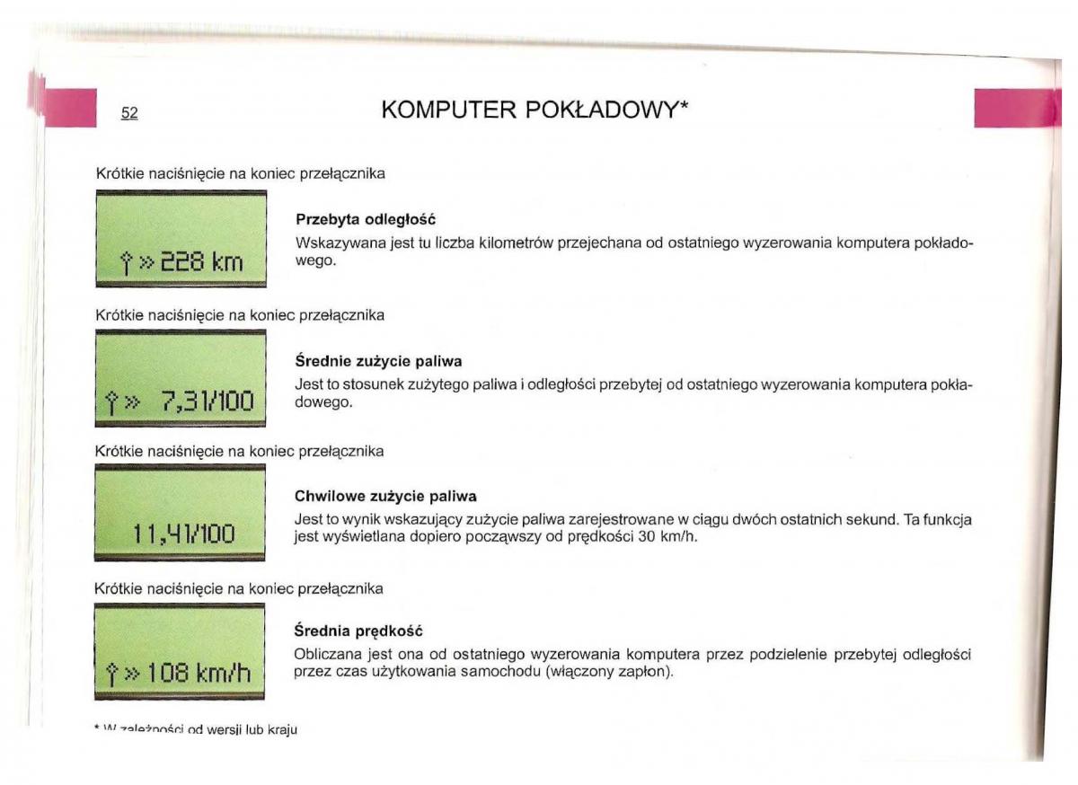 Citroen C5 I 1 instrukcja obslugi / page 50