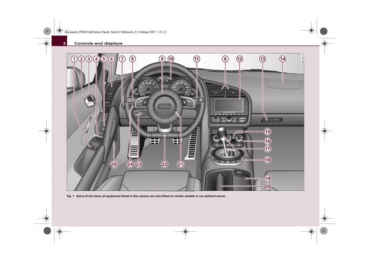 Audi R8 I 1 owners manual / page 10