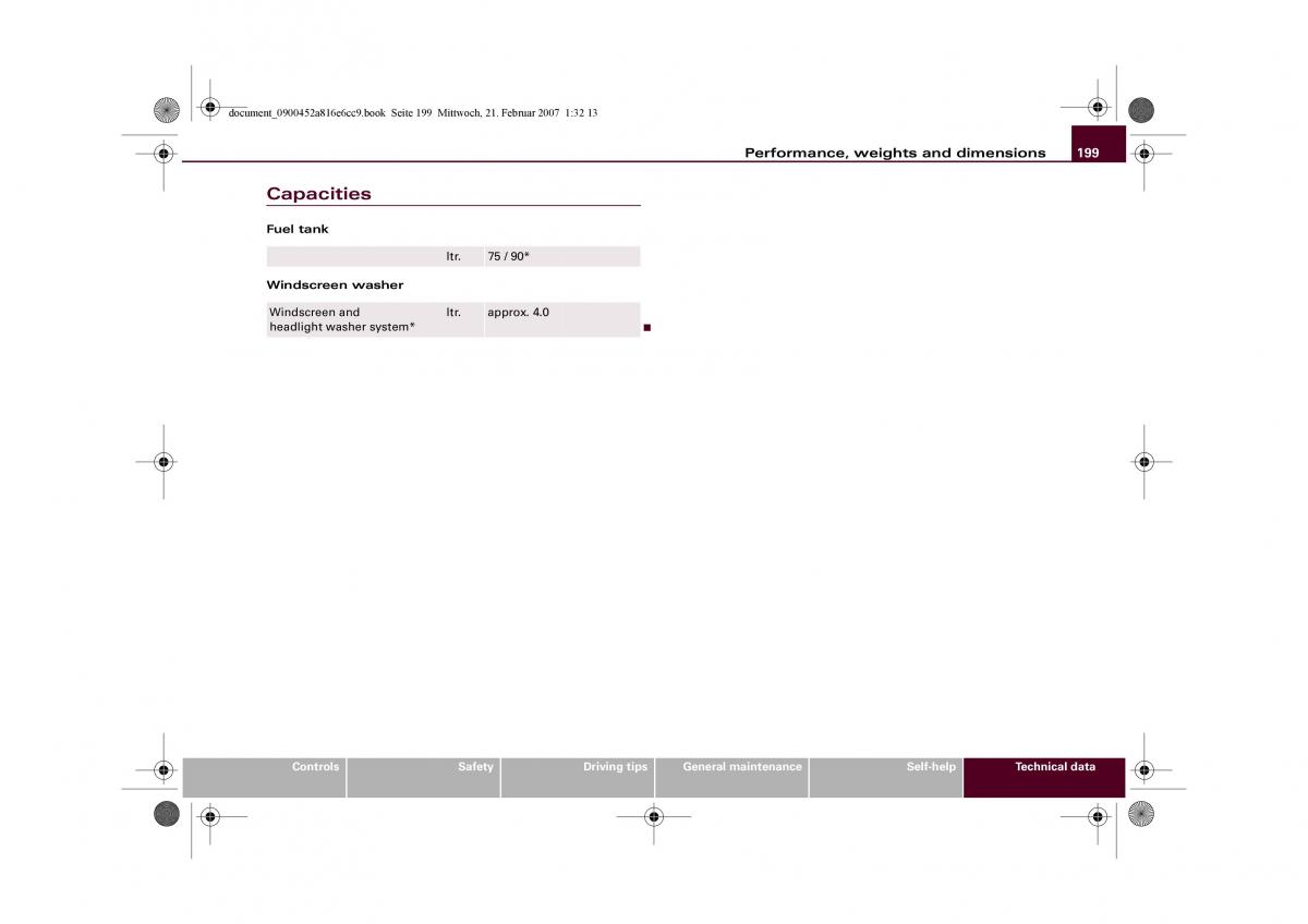 Audi R8 I 1 owners manual / page 201