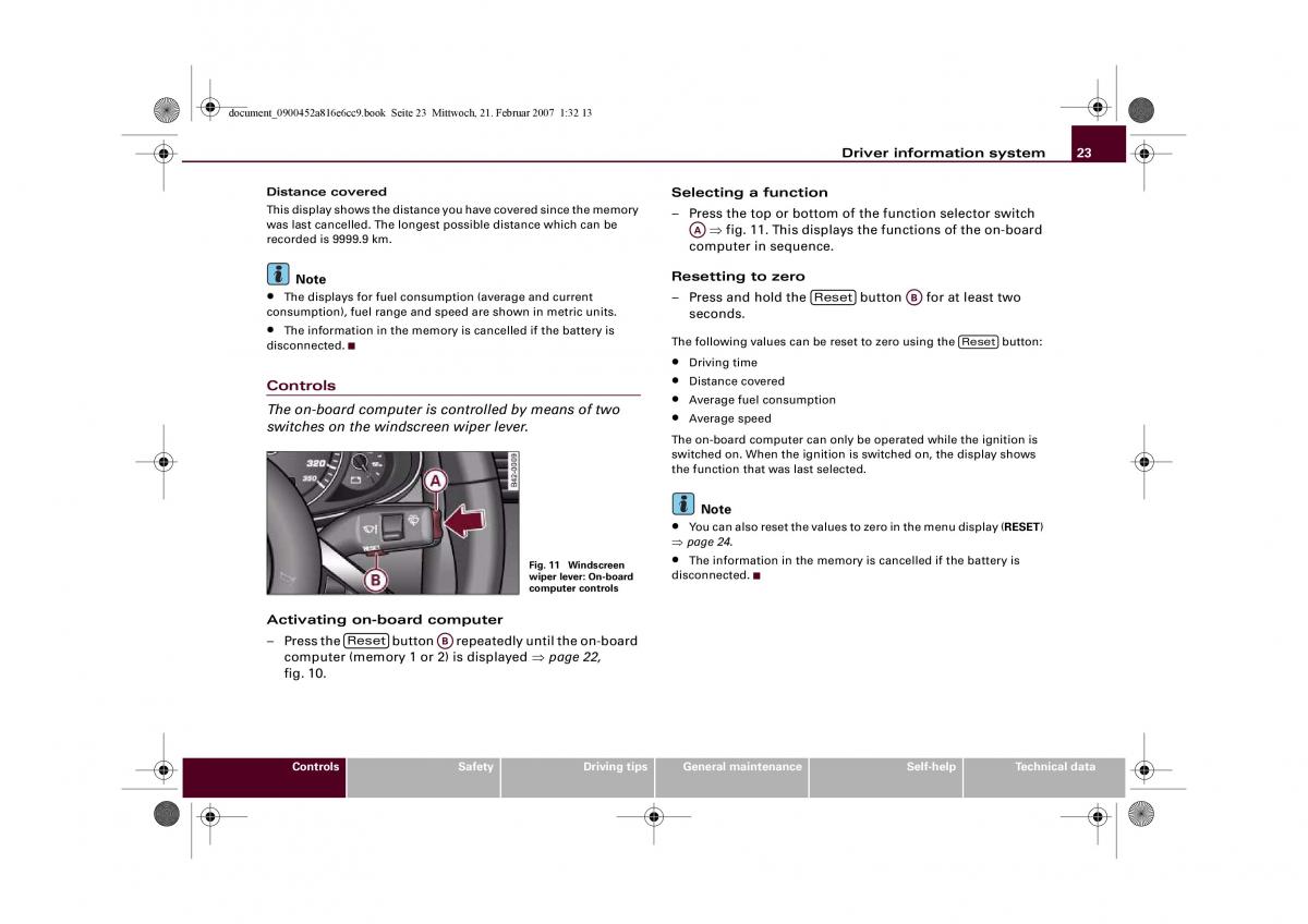 manual  Audi R8 I 1 owners manual / page 25