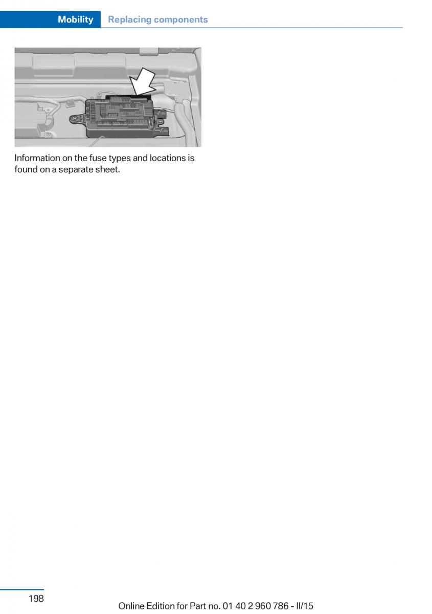 BMW M4 F82 F84 Coupe M Power owners manual / page 202