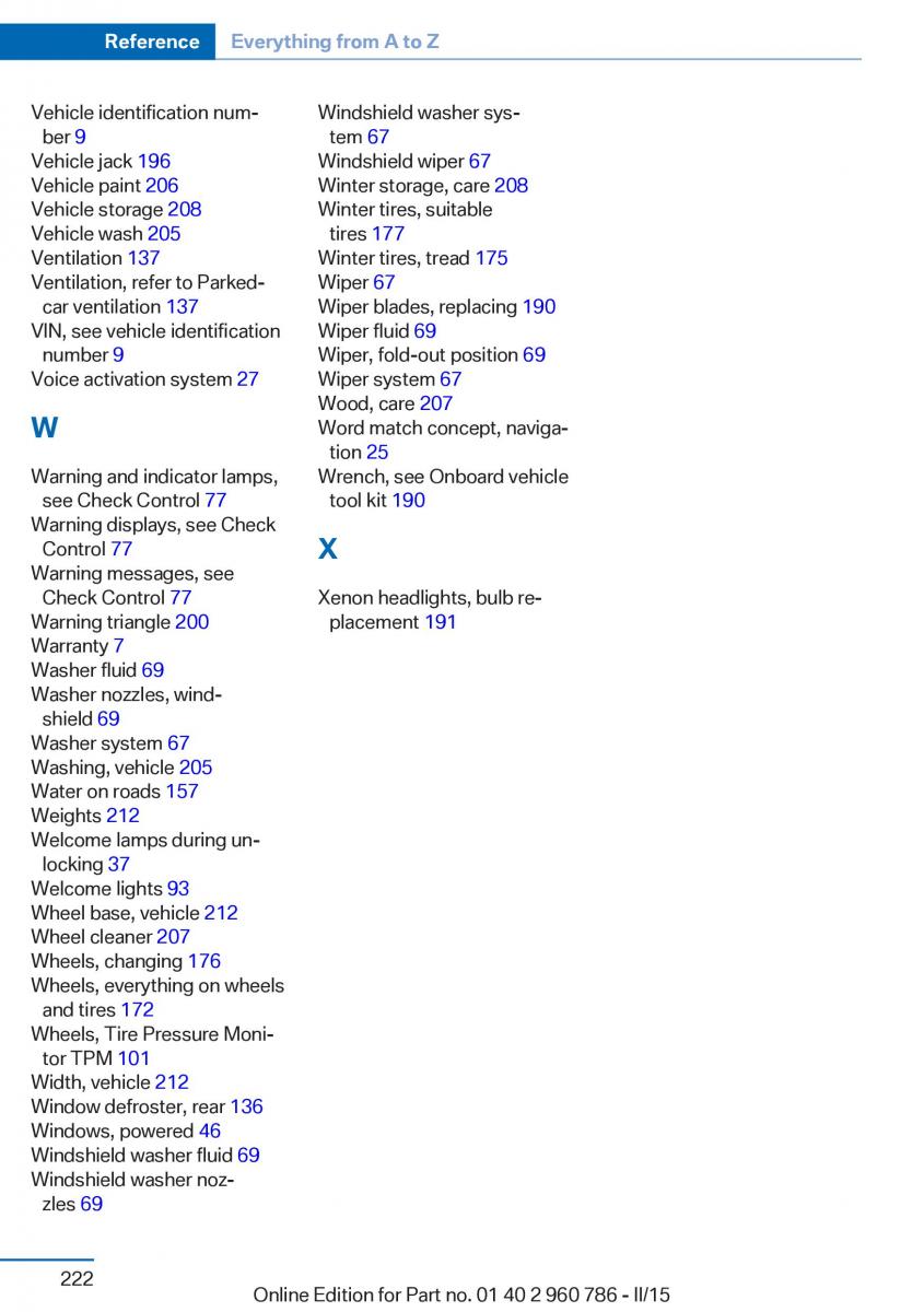 BMW M4 F82 F84 Coupe M Power owners manual / page 226