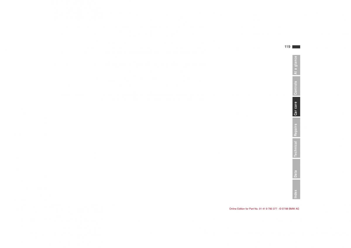 BMW 3 E36 owners manual / page 120