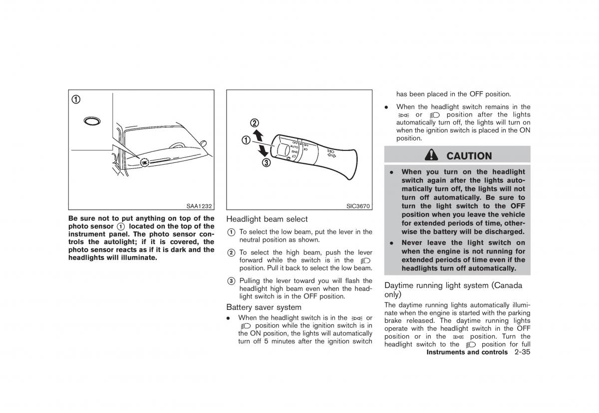 Nissan Juke owners manual / page 101