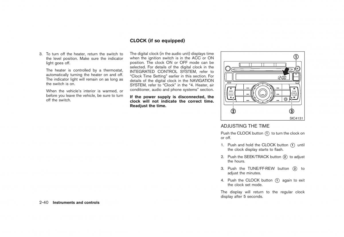 Nissan Juke owners manual / page 106