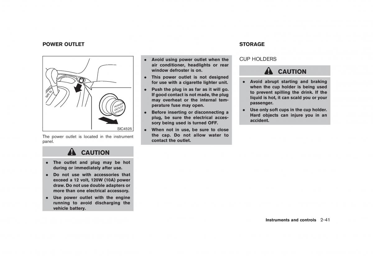 Nissan Juke owners manual / page 107