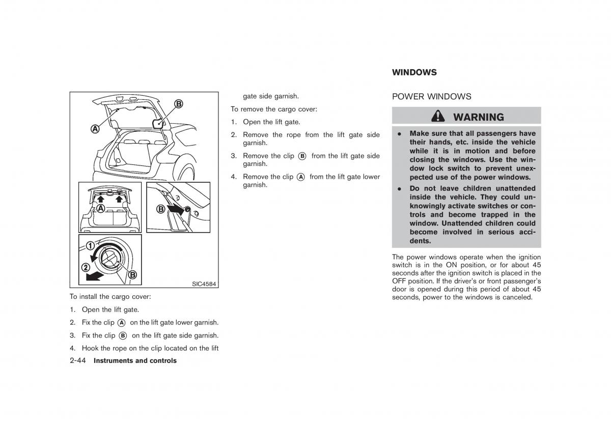 Nissan Juke owners manual / page 110