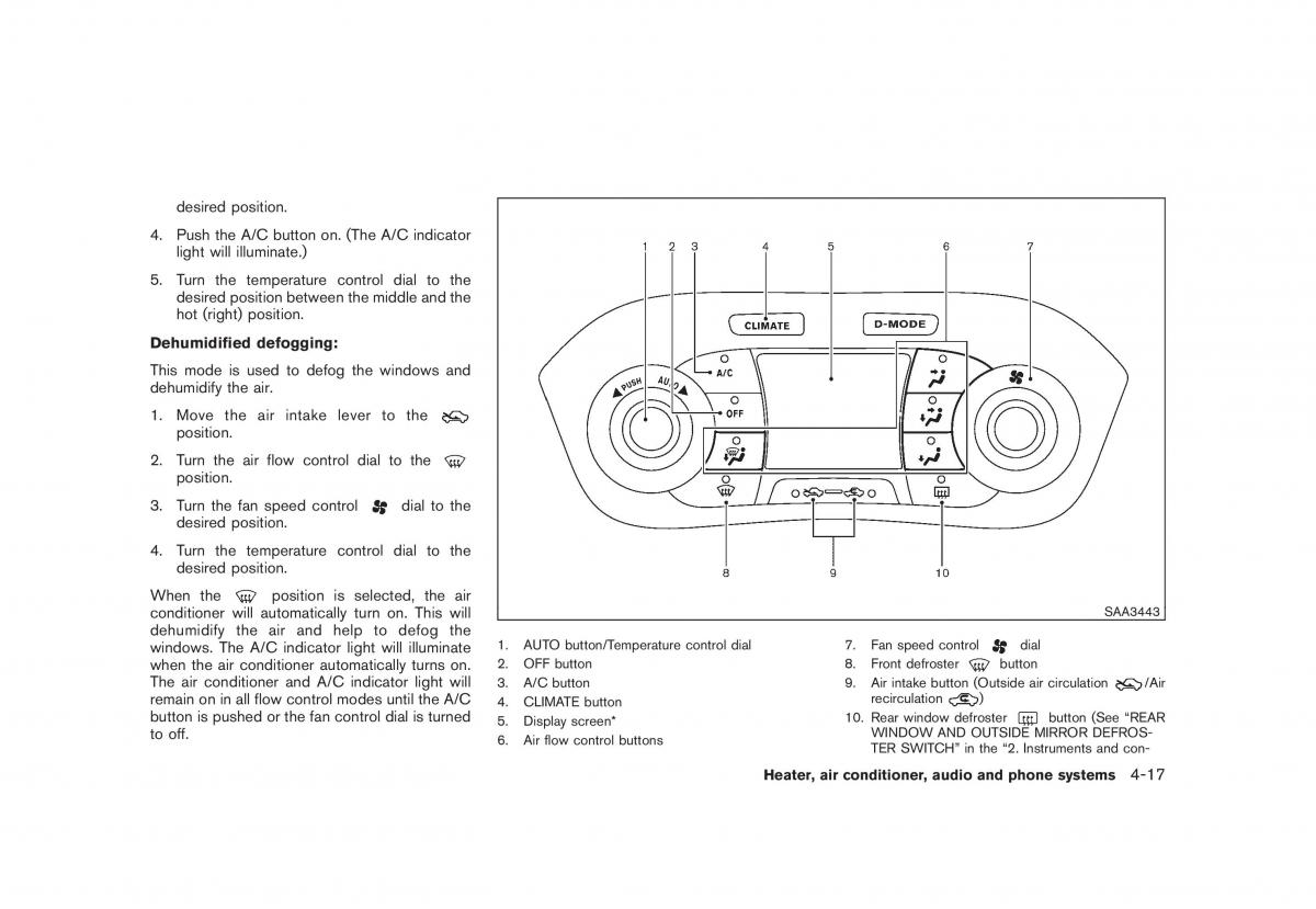 Nissan Juke owners manual / page 161