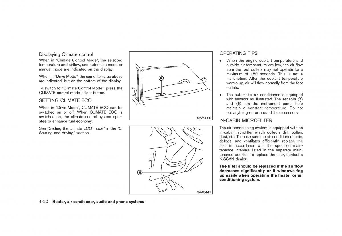 Nissan Juke owners manual / page 164