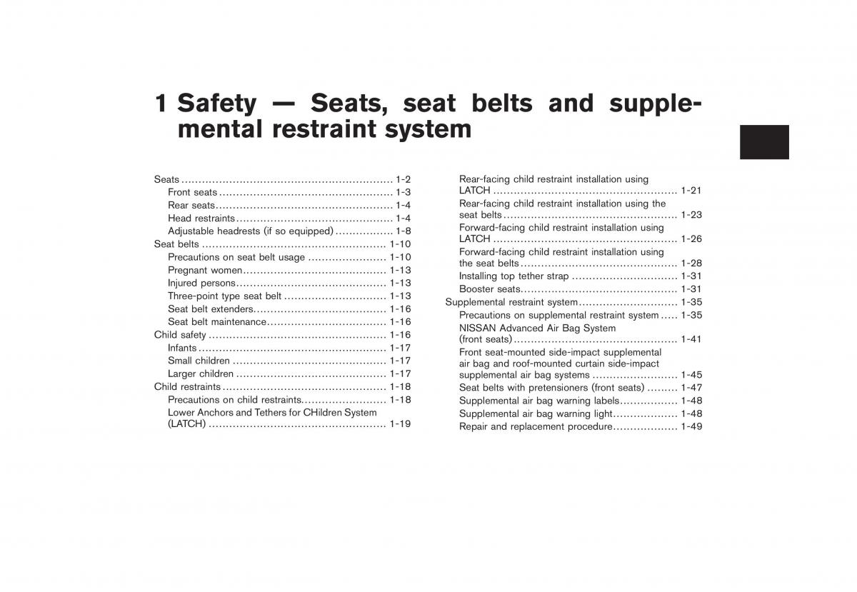 Nissan Juke owners manual / page 17