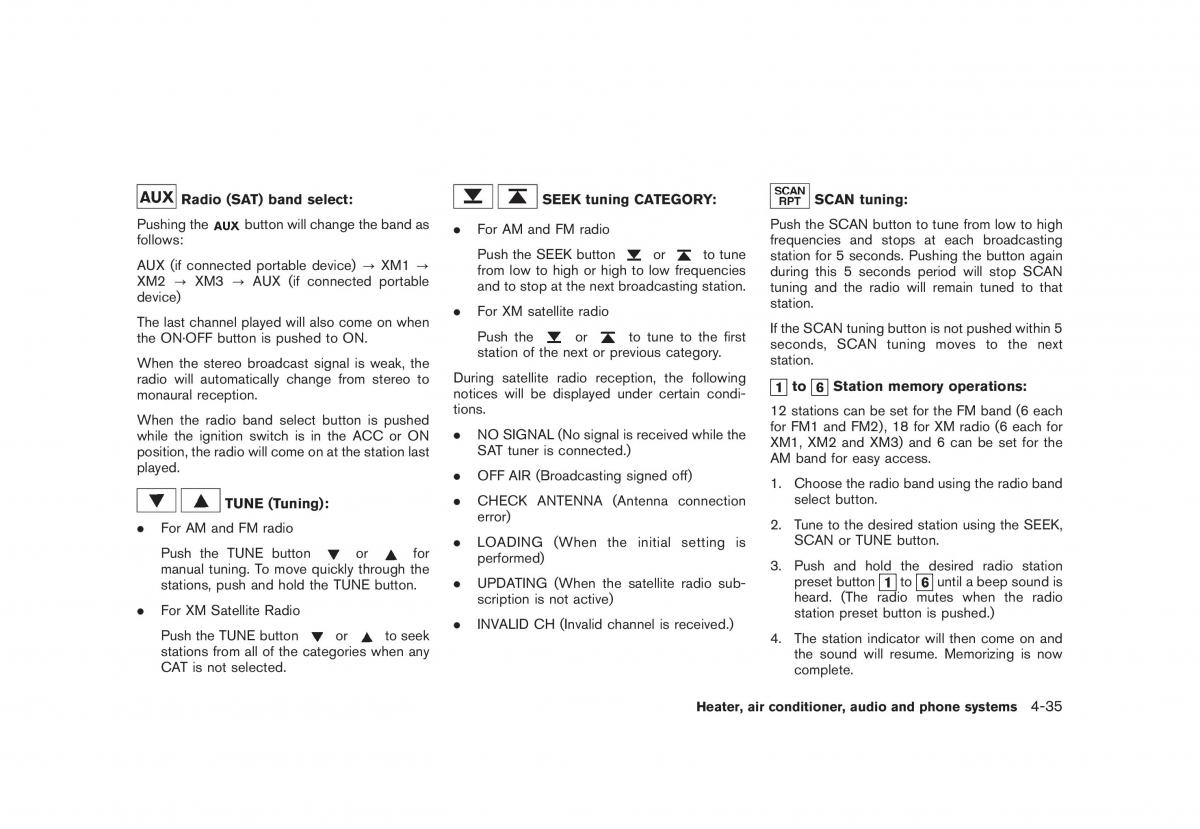 Nissan Juke owners manual / page 179