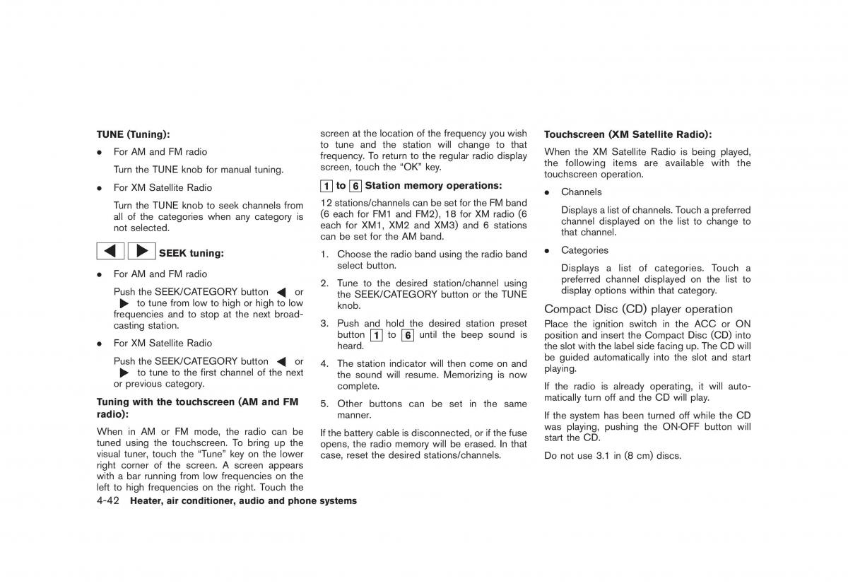 Nissan Juke owners manual / page 186