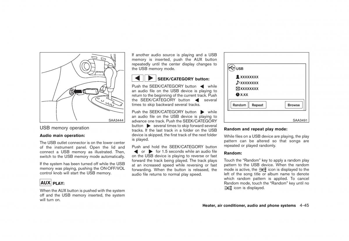 Nissan Juke owners manual / page 189