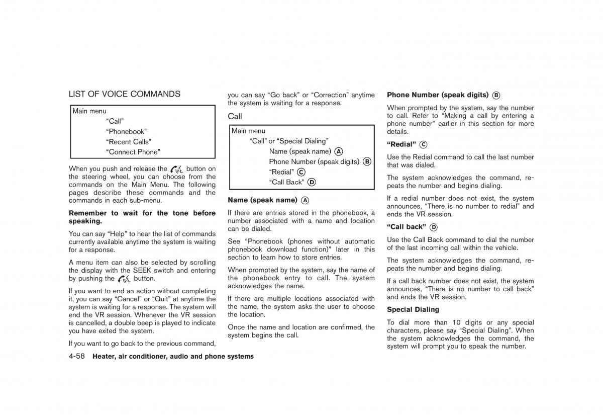 Nissan Juke owners manual / page 202