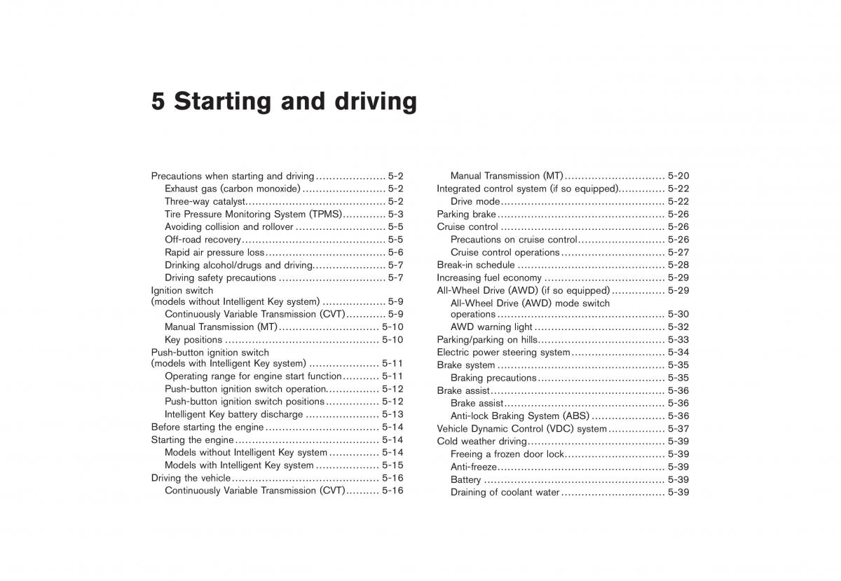 Nissan Juke owners manual / page 210