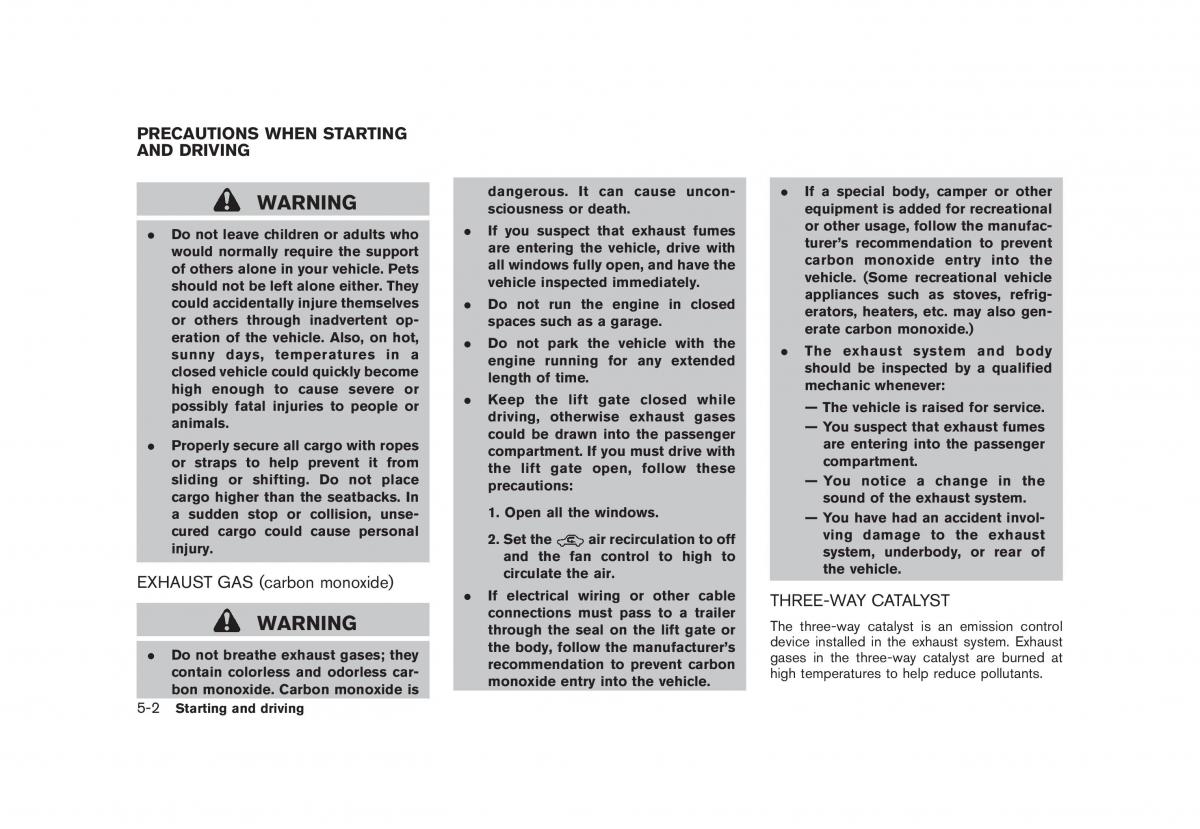 Nissan Juke owners manual / page 212