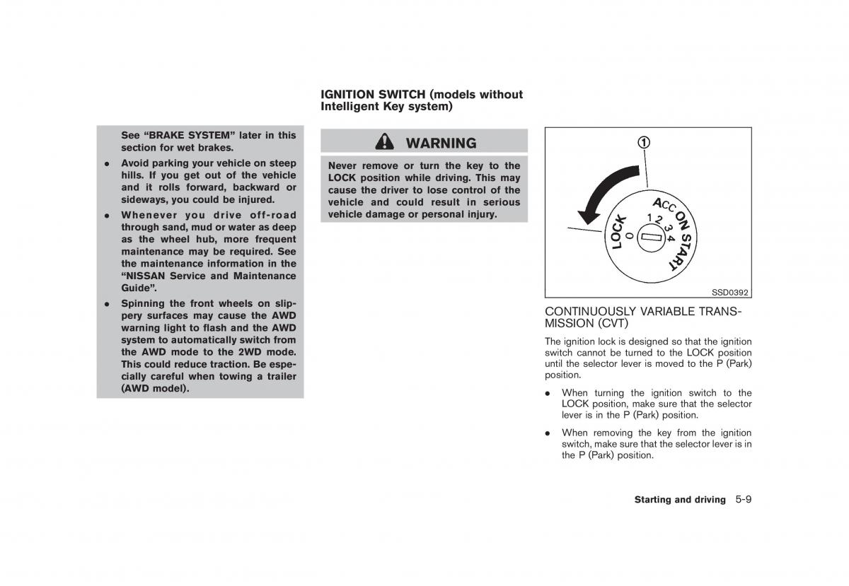 Nissan Juke owners manual / page 219