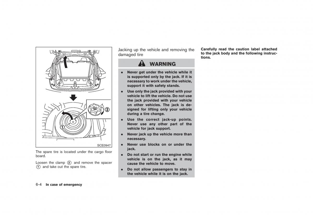 Nissan Juke owners manual / page 256