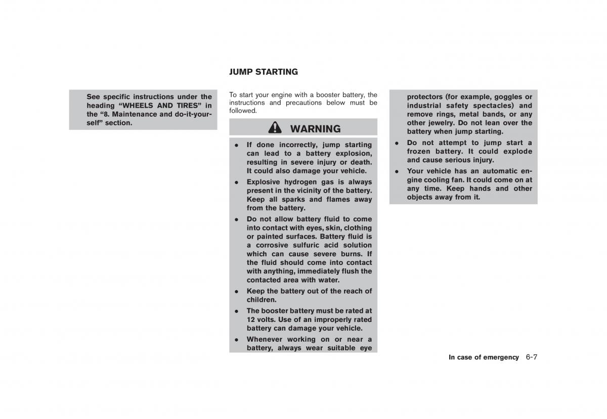 Nissan Juke owners manual / page 259