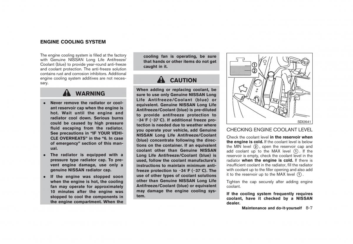 Nissan Juke owners manual / page 283