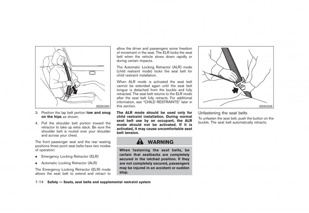 Nissan Juke owners manual / page 30