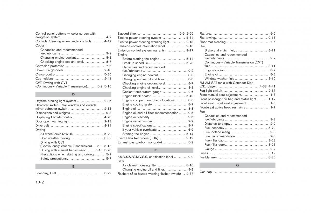 Nissan Juke owners manual / page 338