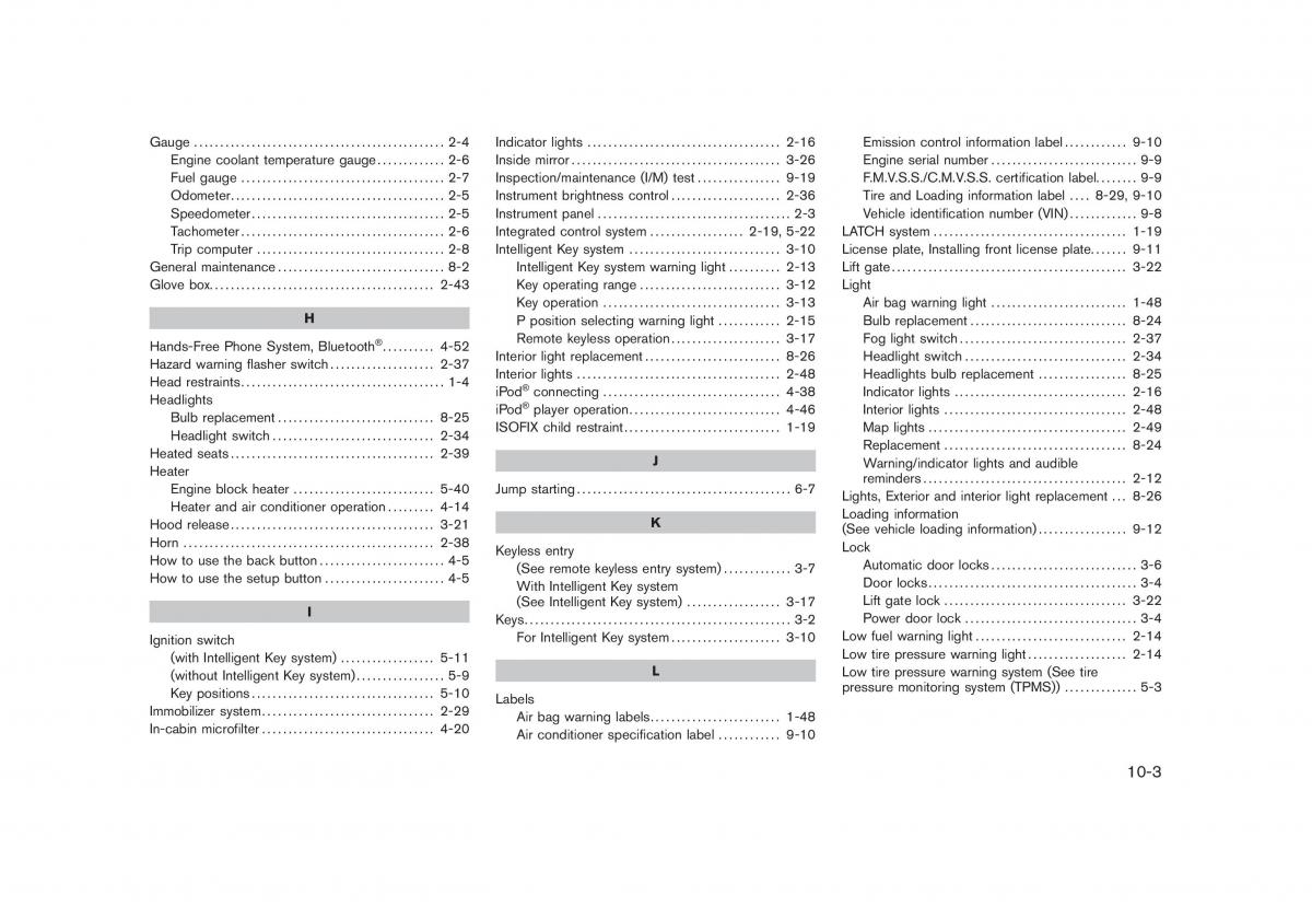 Nissan Juke owners manual / page 339