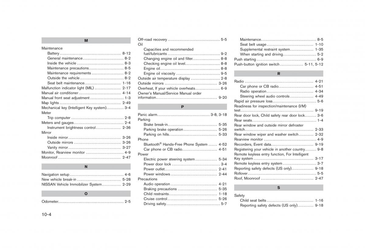 Nissan Juke owners manual / page 340