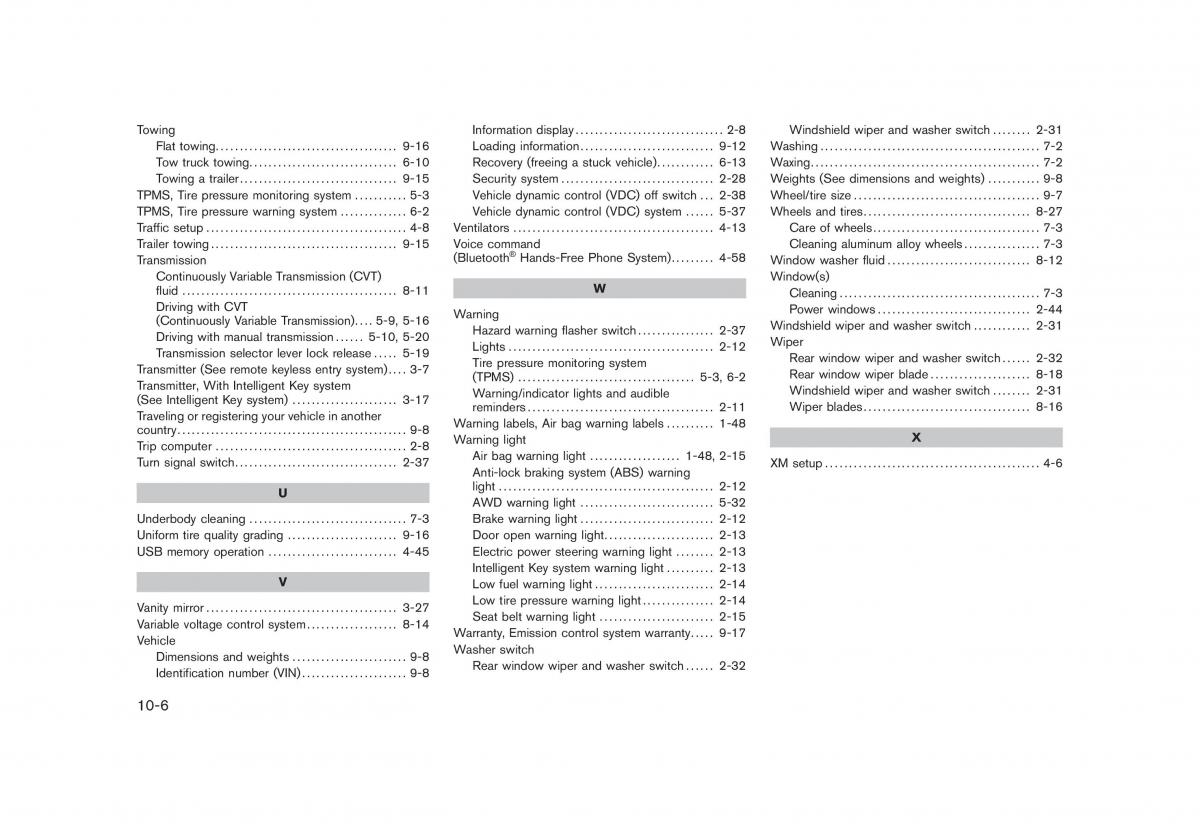 Nissan Juke owners manual / page 342