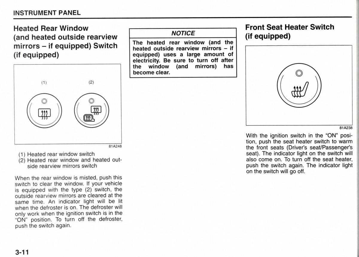 Suzuki Jimny III 3 owners manual / page 58