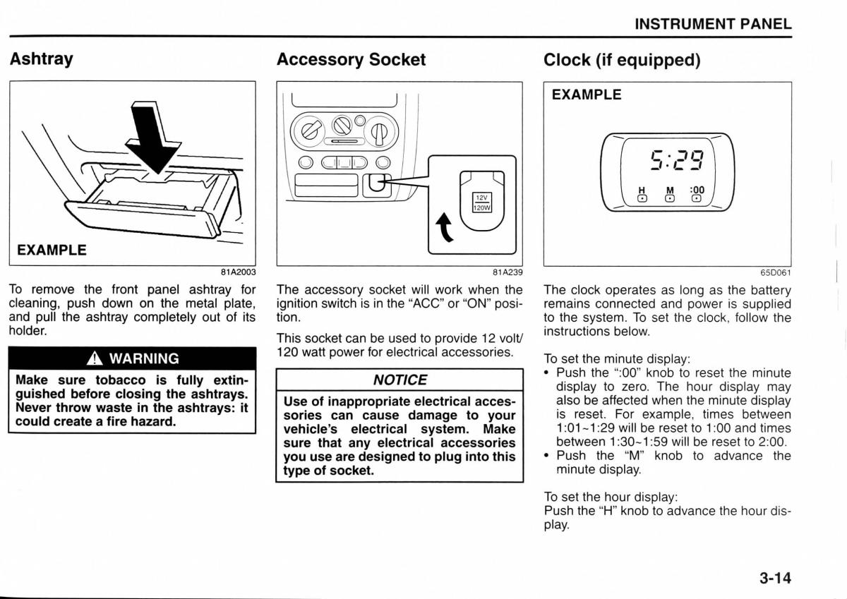 Suzuki Jimny III 3 owners manual / page 61