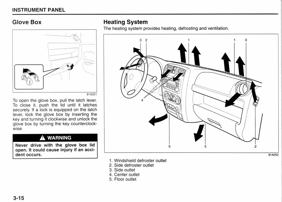 Suzuki Jimny III 3 owners manual / page 62