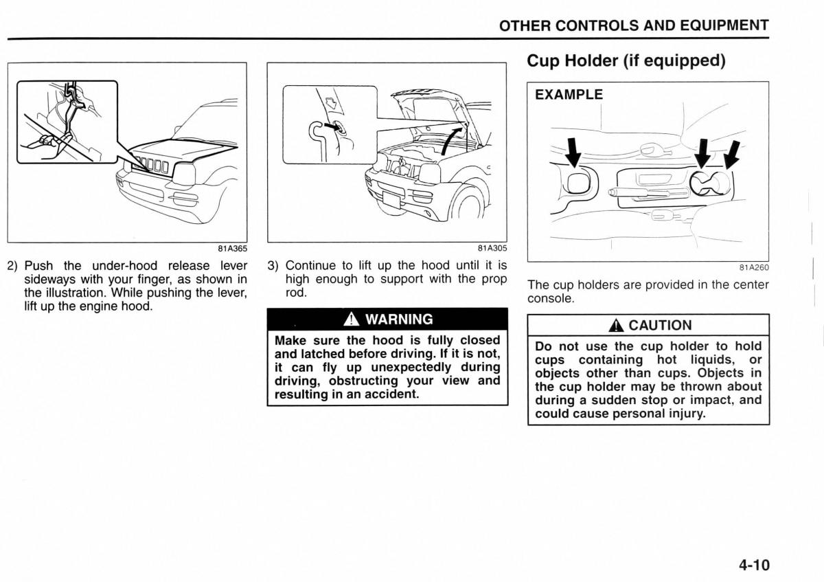 Suzuki Jimny III 3 owners manual / page 77