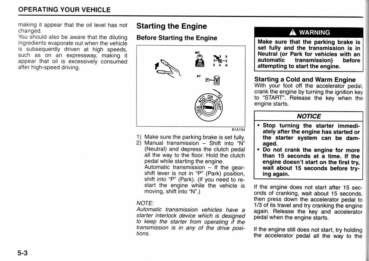 Suzuki Jimny III 3 owners manual / page 84