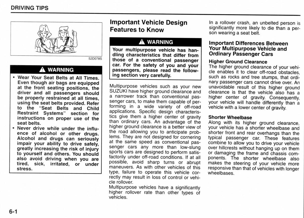 Suzuki Jimny III 3 owners manual / page 100