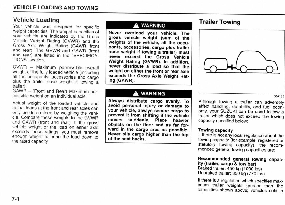 Suzuki Jimny III 3 owners manual / page 107