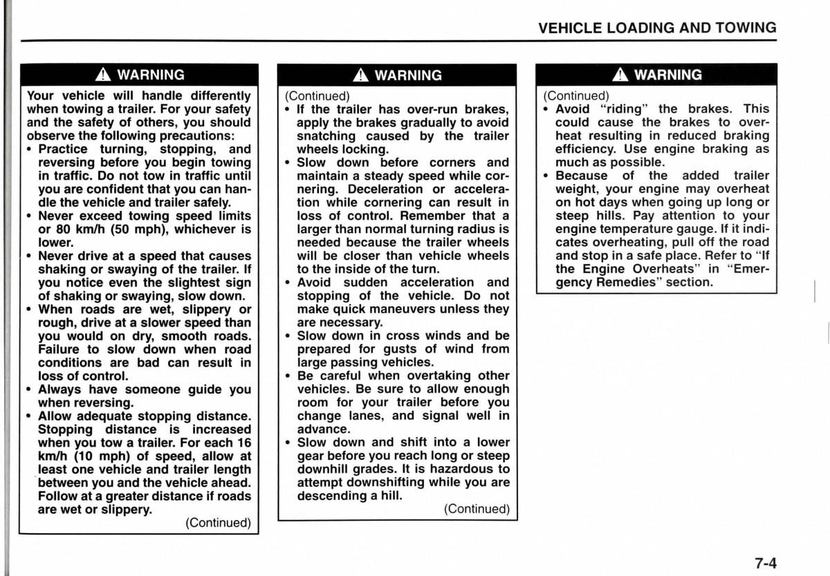 Suzuki Jimny III 3 owners manual / page 110