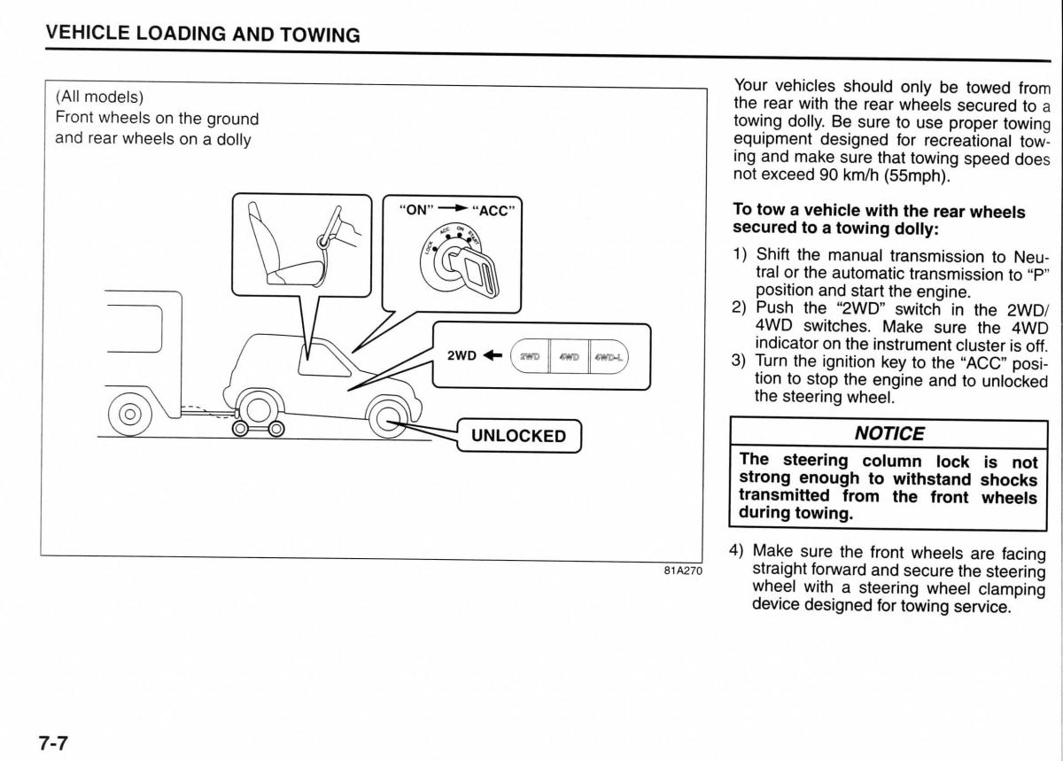 Suzuki Jimny III 3 owners manual / page 113