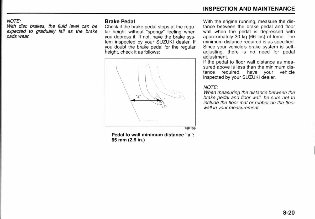 Suzuki Jimny III 3 owners manual / page 134