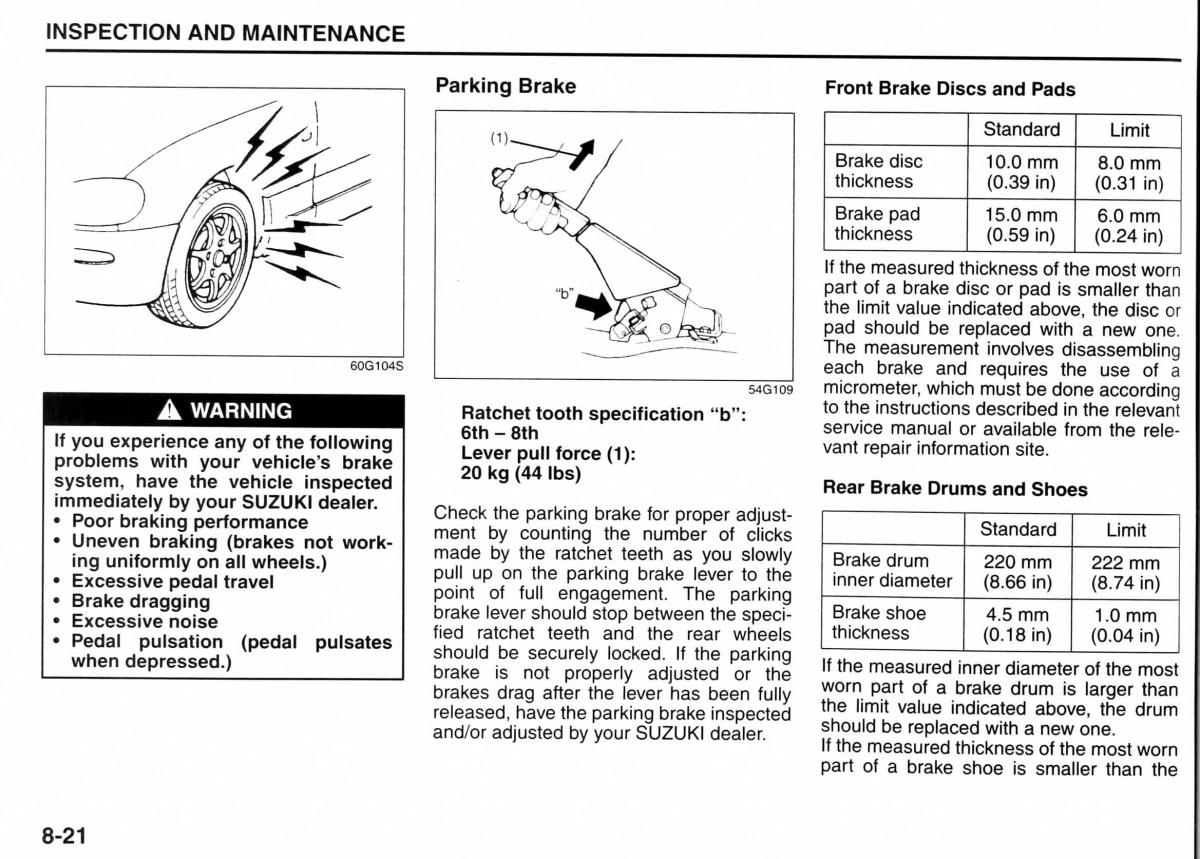 Suzuki Jimny III 3 owners manual / page 135