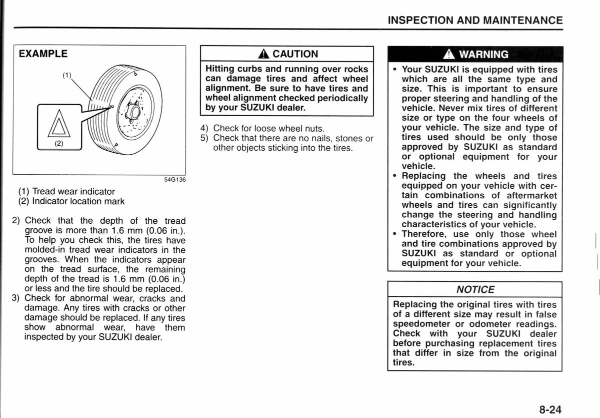 Suzuki Jimny III 3 owners manual / page 138